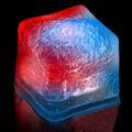 Light Up LED Ice Cube - Red/White/Blue